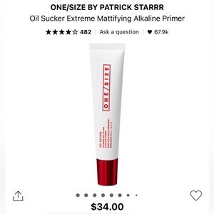 ONE/SIZE Oil Sucker Primer in Red and White